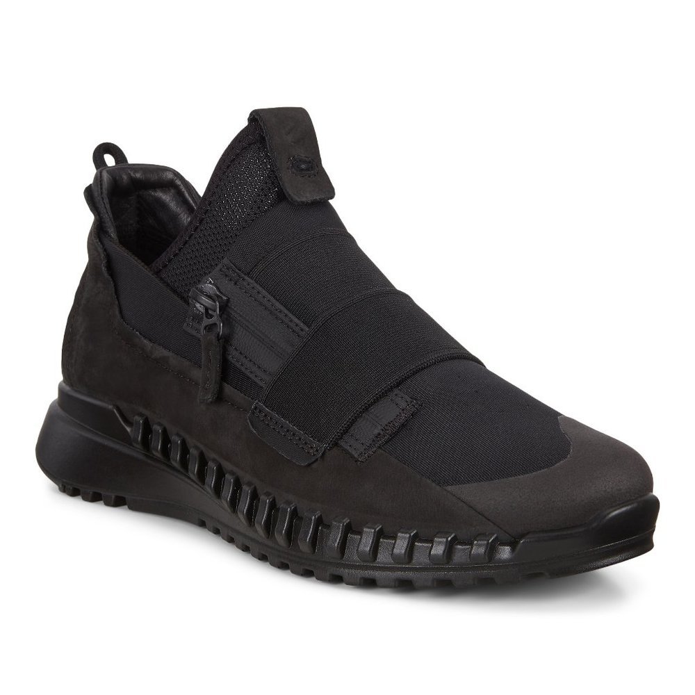 Ecco Zipflex Slip On Sneakers